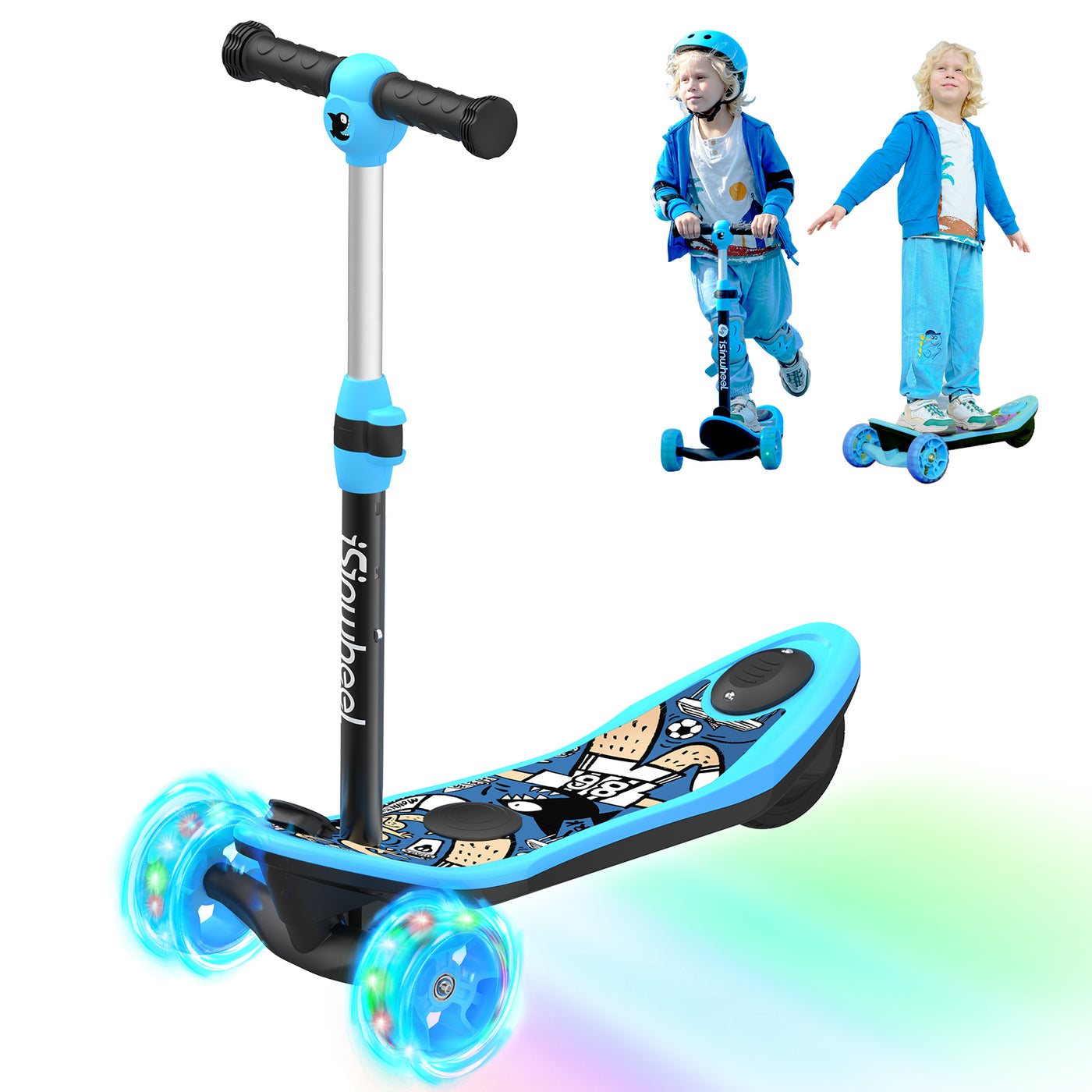 isinwheel Mini 3 Wheel Kids Electric Scooter