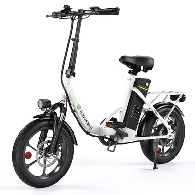 isinwheel U4 Foldable Step-thru Electric Bike 500w 55Miles Range