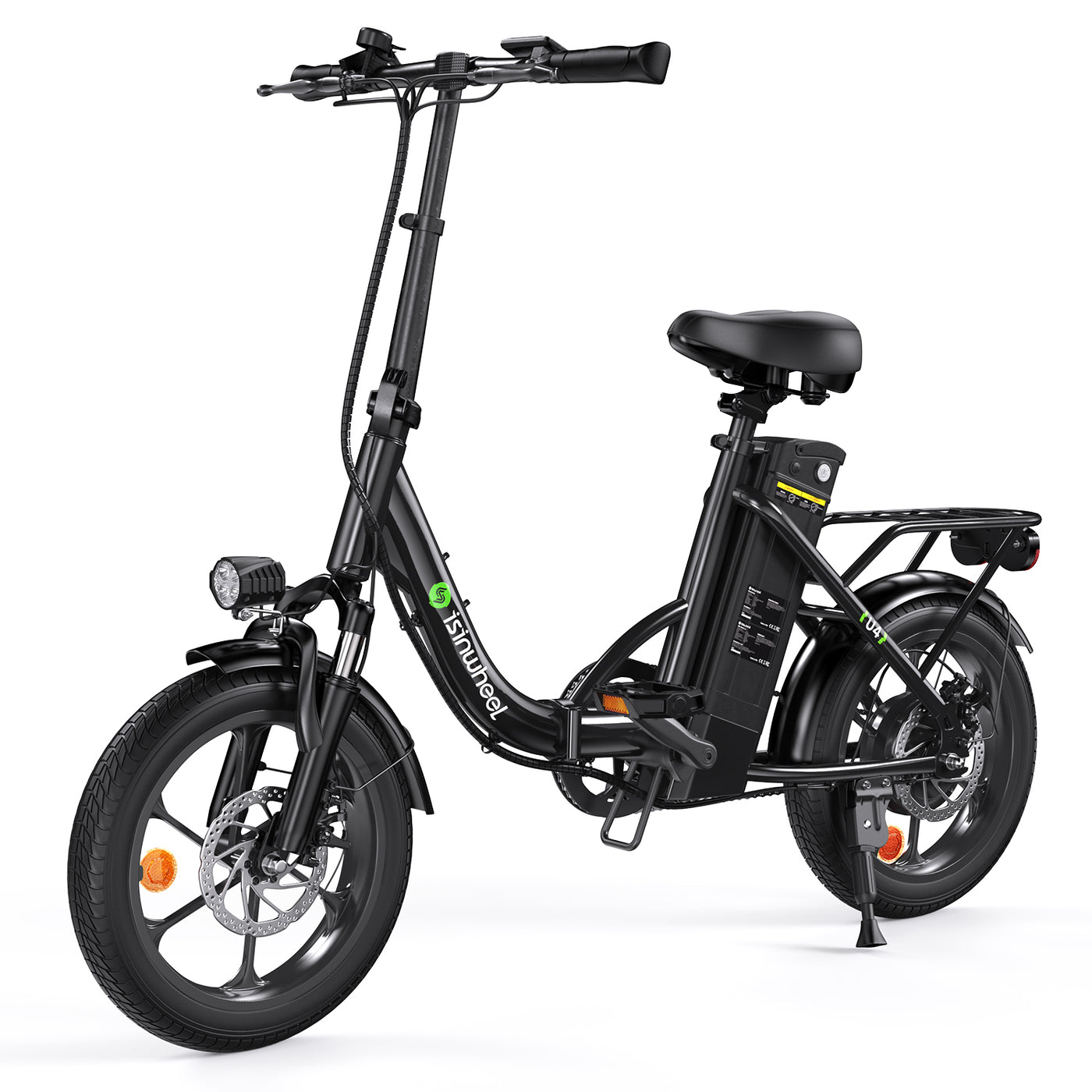 isinwheel U4 Foldable Step-thru Electric Bike 500w 55Miles Range