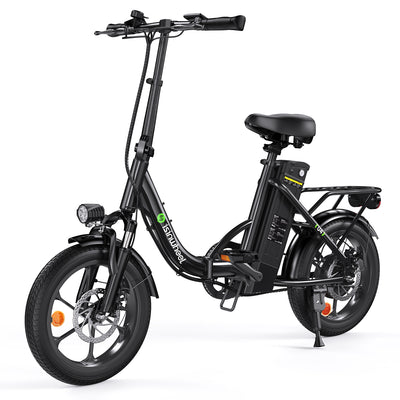isinwheel U4 Foldable Step-thru Electric Bike 500w 55Miles Range