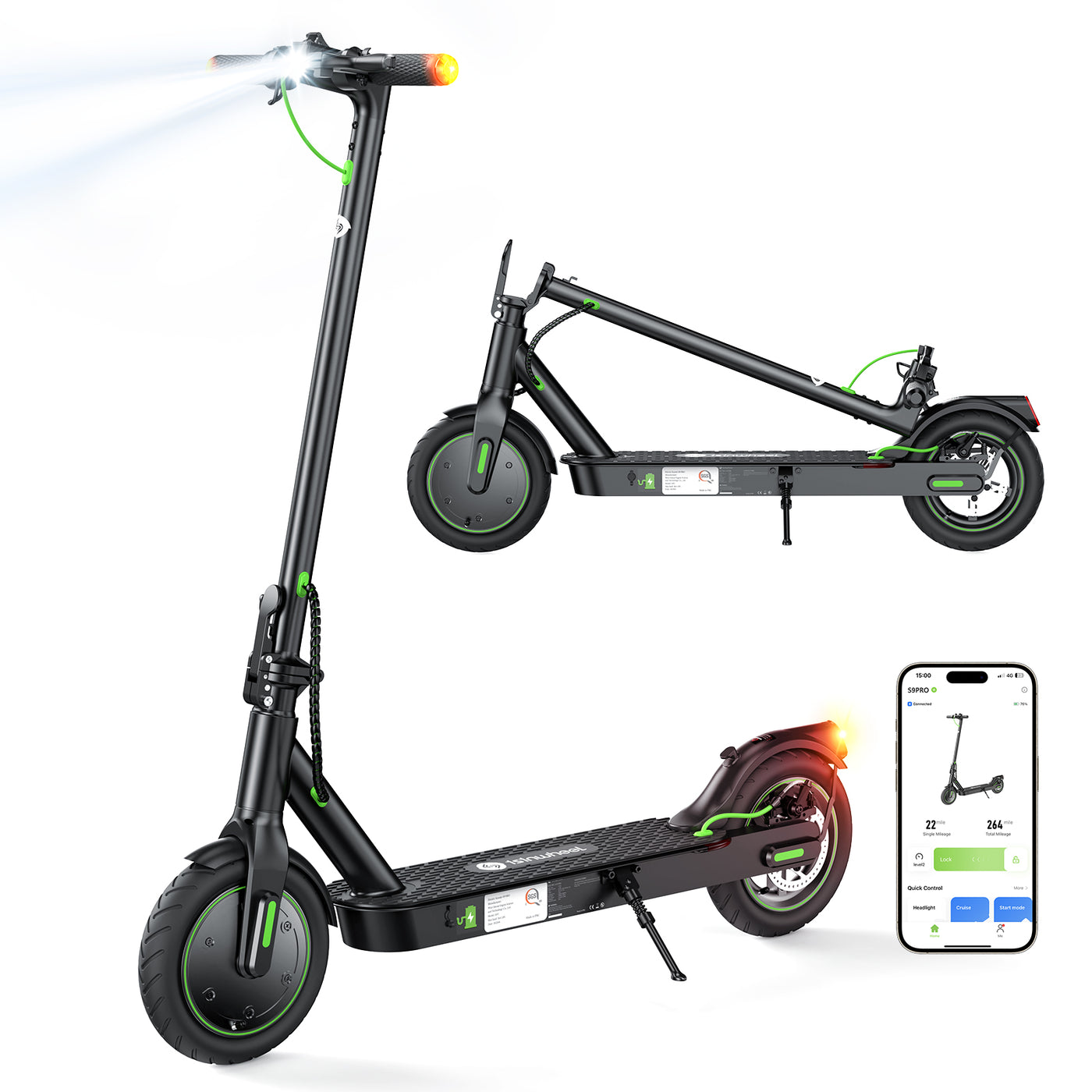 ISInWheel S9Pro Electric Scooter per adulti 350W