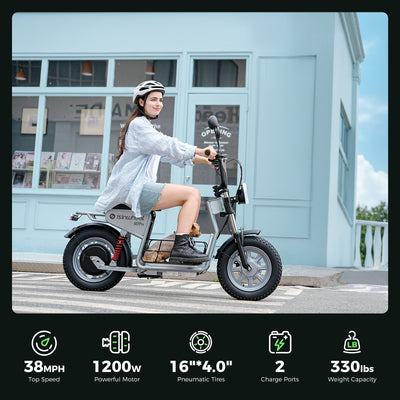 isinwheel® H7Pro Commuting Electric Scooter with Seat