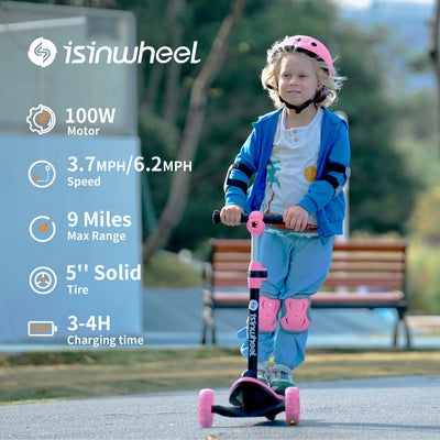 isinwheel Mini 3 Wheel Kids Electric Scooter