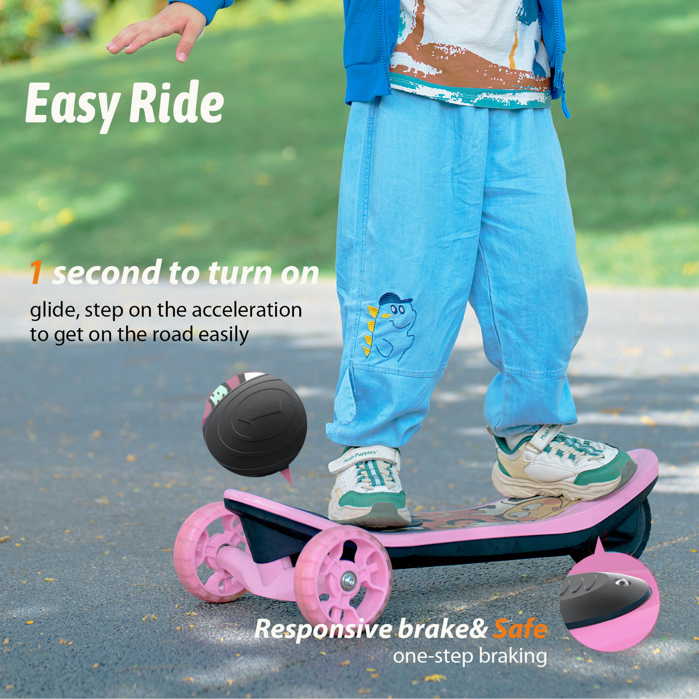 isinwheel Mini 3 Wheel Kids Electric Scooter