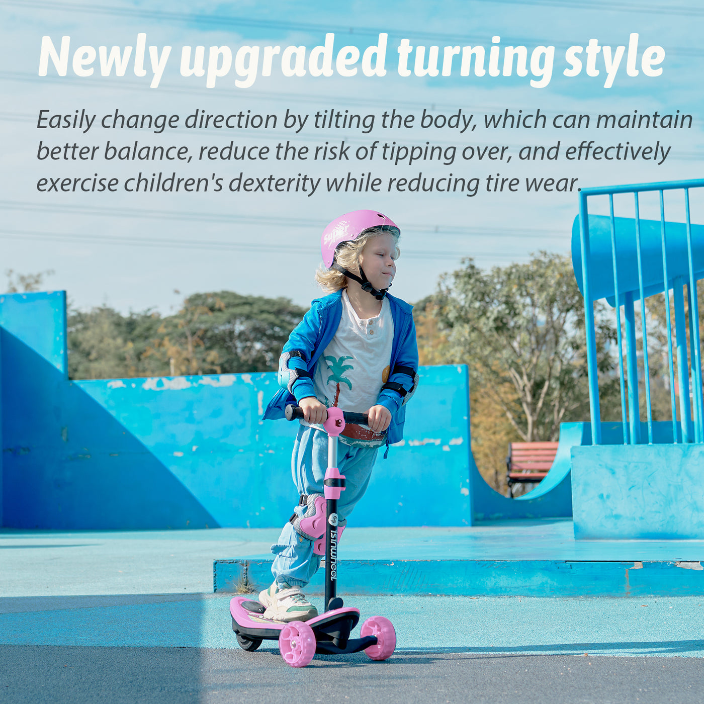 isinwheel Mini 3 Wheel Kids Electric Scooter