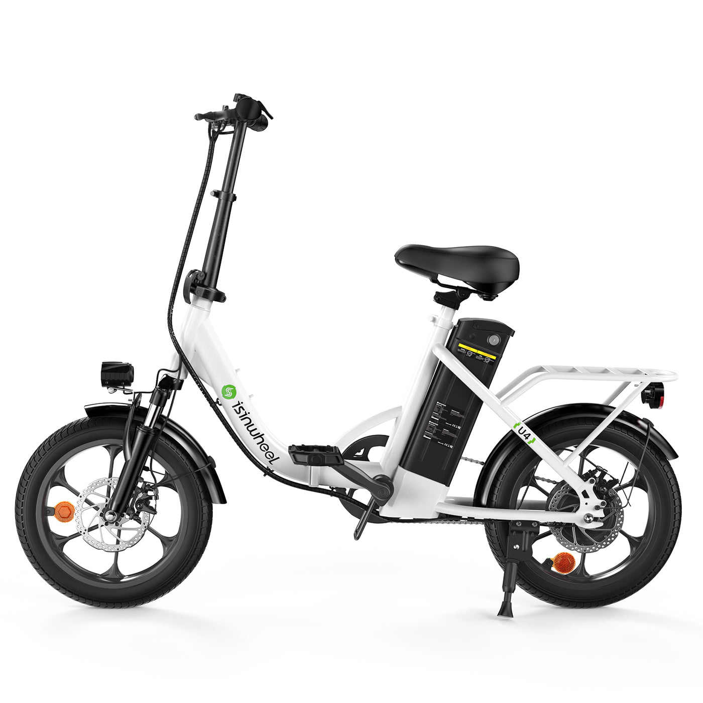 isinwheel U4 Foldable Step-thru Electric Bike 500w 55Miles Range