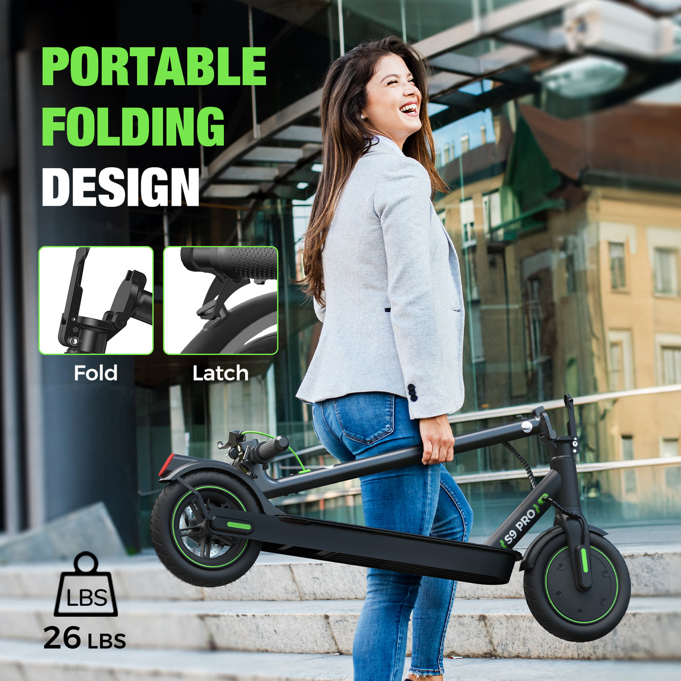 ISInWheel S9Pro Electric Scooter per adulti 350W