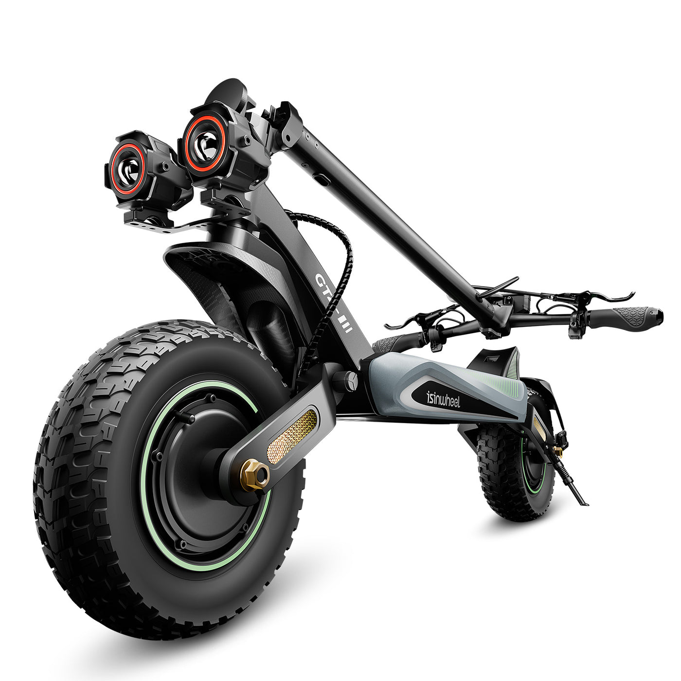 isinwheel® GT4 High-Performance 2400W Dual Motor Electric Scooter
