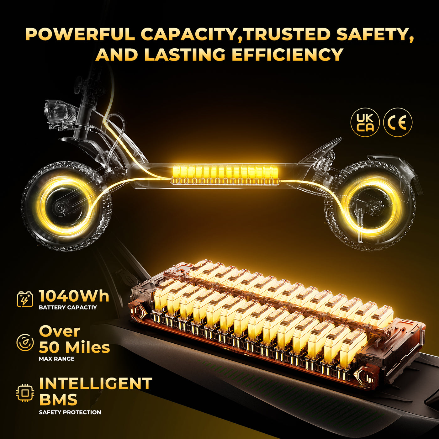 isinwheel® GT4 High-Performance 2400W Dual Motor Electric Scooter
