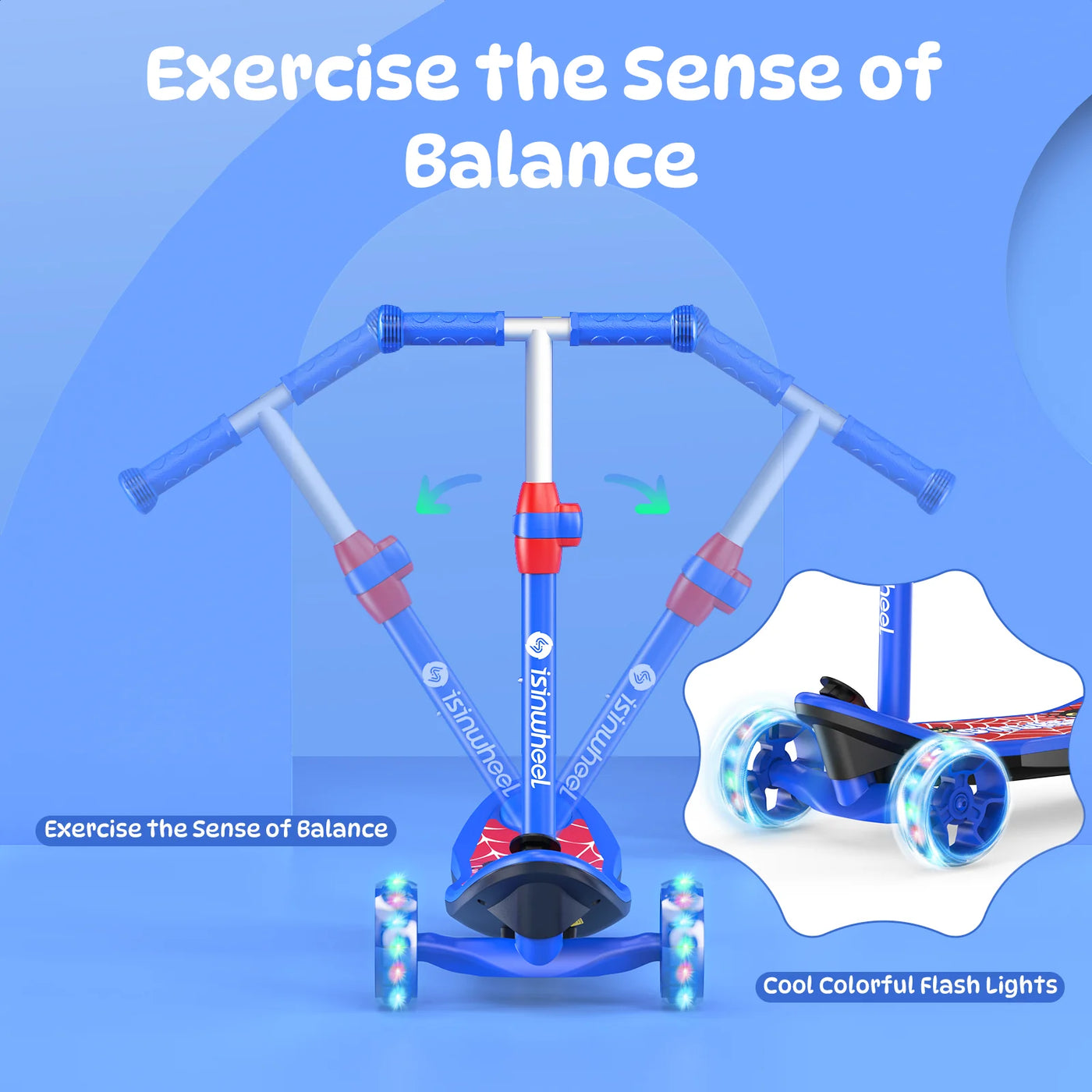 isinwheel MiniSpider 2-in-1 Electric Scooter for Kids