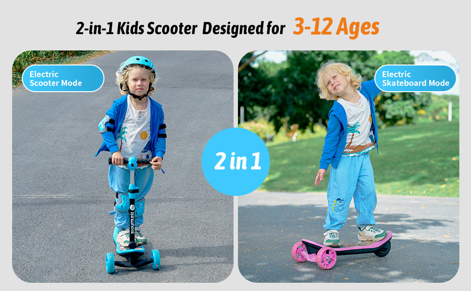 isinwheel Mini 3 Wheel Kids Electric Scooter