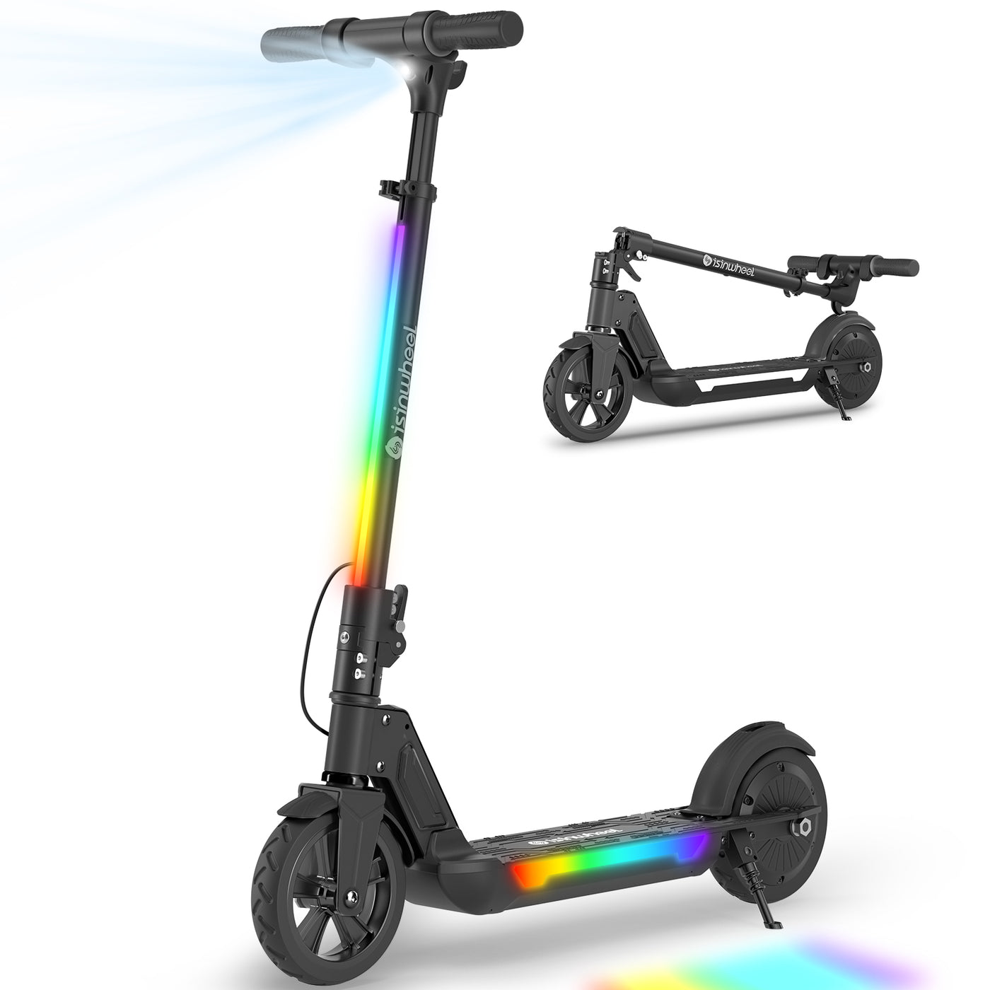 isinwheel S7 Glow Adjustable Kids E-Scooter
