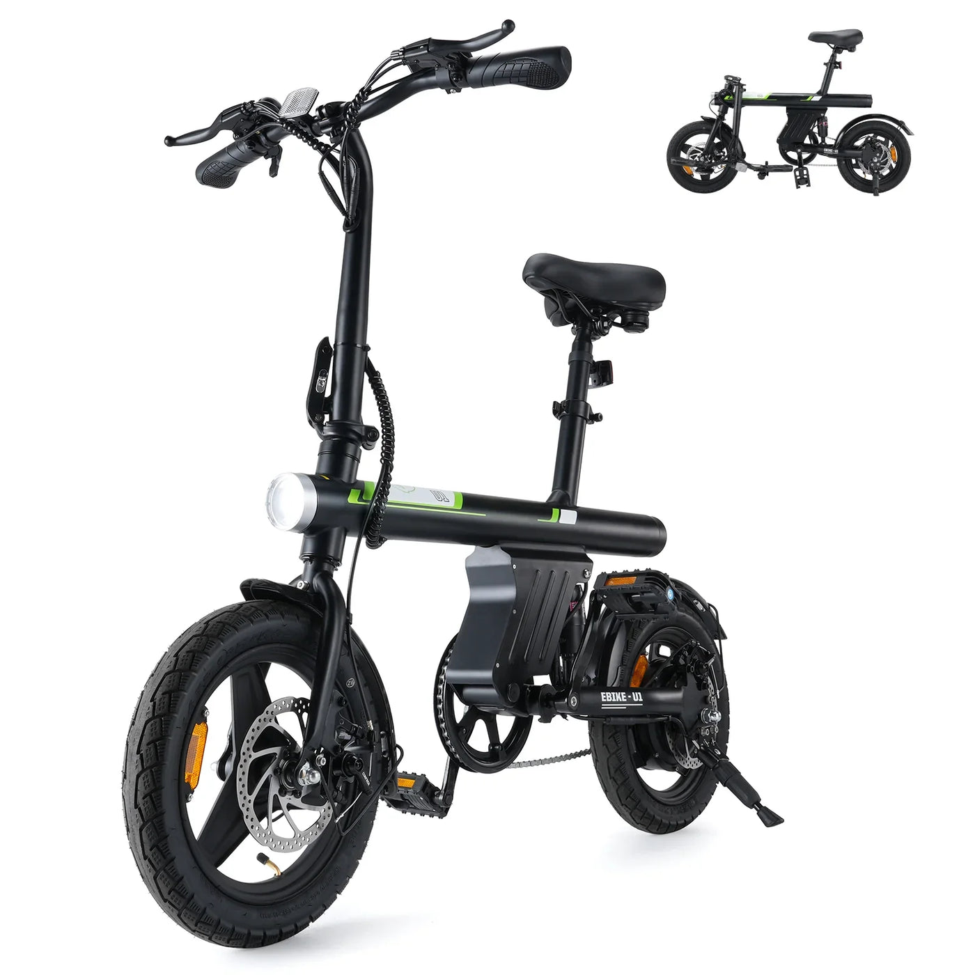 folding electric bicycle 500w VIVI Gopina Bike 3.0" Fat Tire Electric Bike SGS Certified to UL2849 White / Step-Over handling and rugged BMX Lectric XP4 500w eBike |