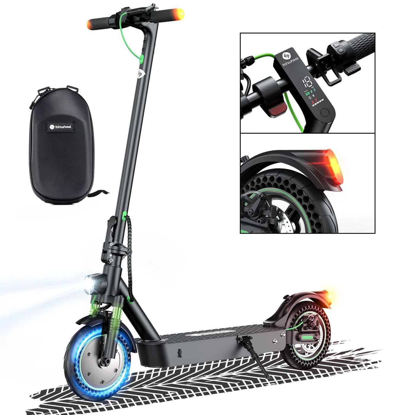 isinwheel S9Max Adult Commuter Electric Scooter 500W