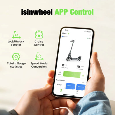 isinwheel S9Max Adult Commuter Electric Scooter 500W