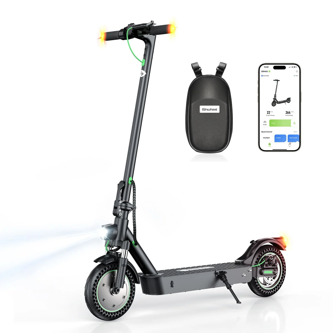 isinwheel S9Max Adult Commuter Electric Scooter 500W