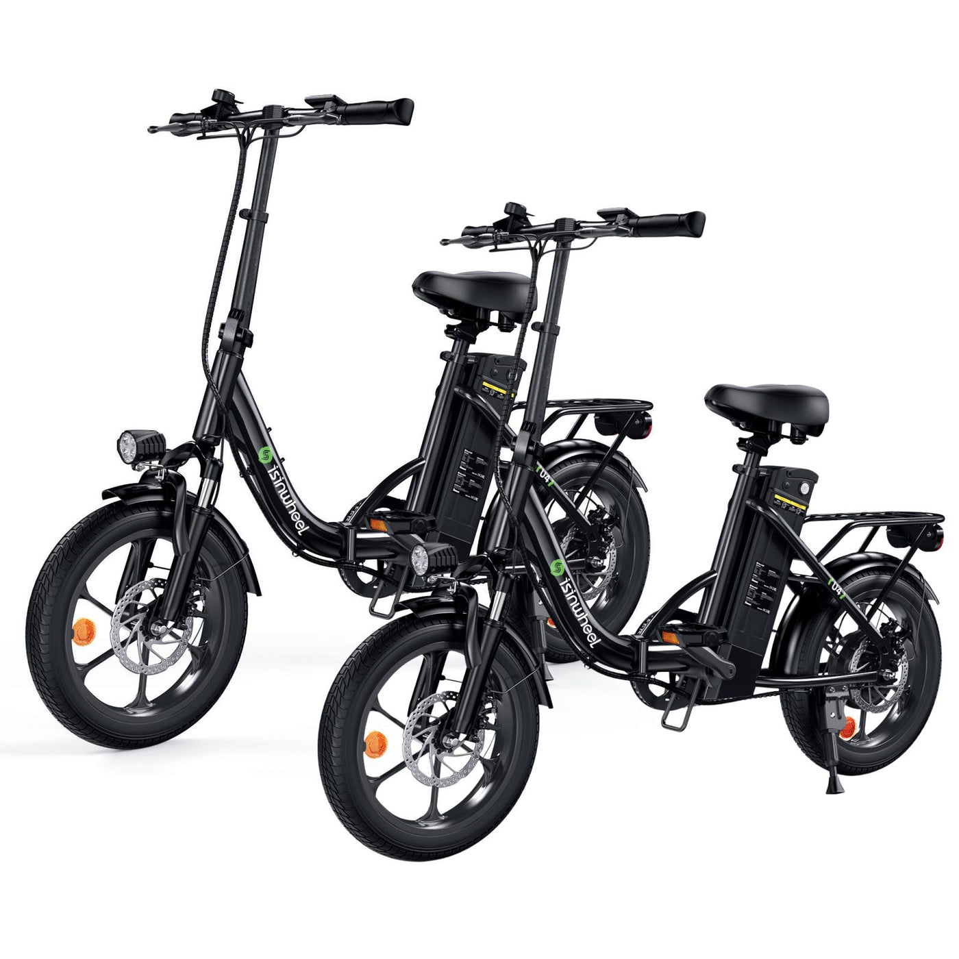 isinwheel U4 Foldable Step-thru Electric Bike 500w 55Miles Range