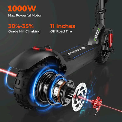 isinwheel® GT2 Off Road Electric Scooter 1000W