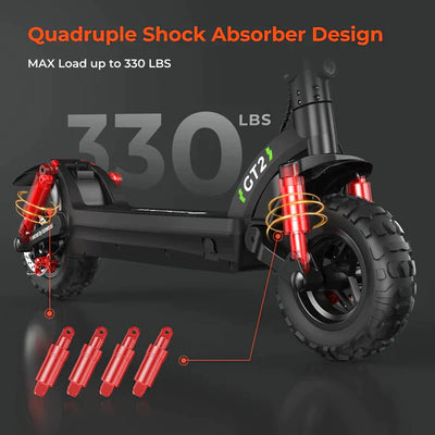 isinwheel® GT2 Off Road Electric Scooter 1000W