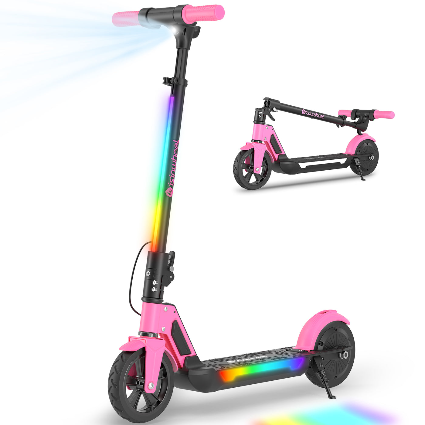 isinwheel S7 Glow Adjustable Kids E-Scooter